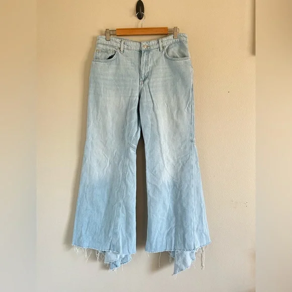 Free People We The Free Live Wire Flare Jeans - sz 31 - Picture 4 of 7
